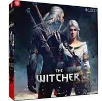 Ilustracja produktu Good Loot The Witcher (Wiedźmin): Geralt & Ciri (1000 elementów)